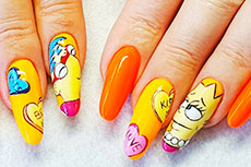 Nail Art Dessins Animés