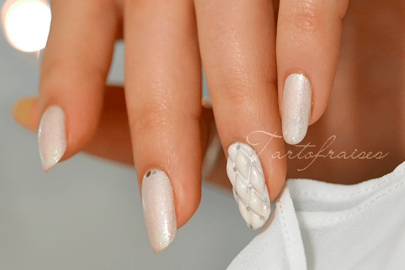 Nail Art Spécial Mariage & Babyboomer